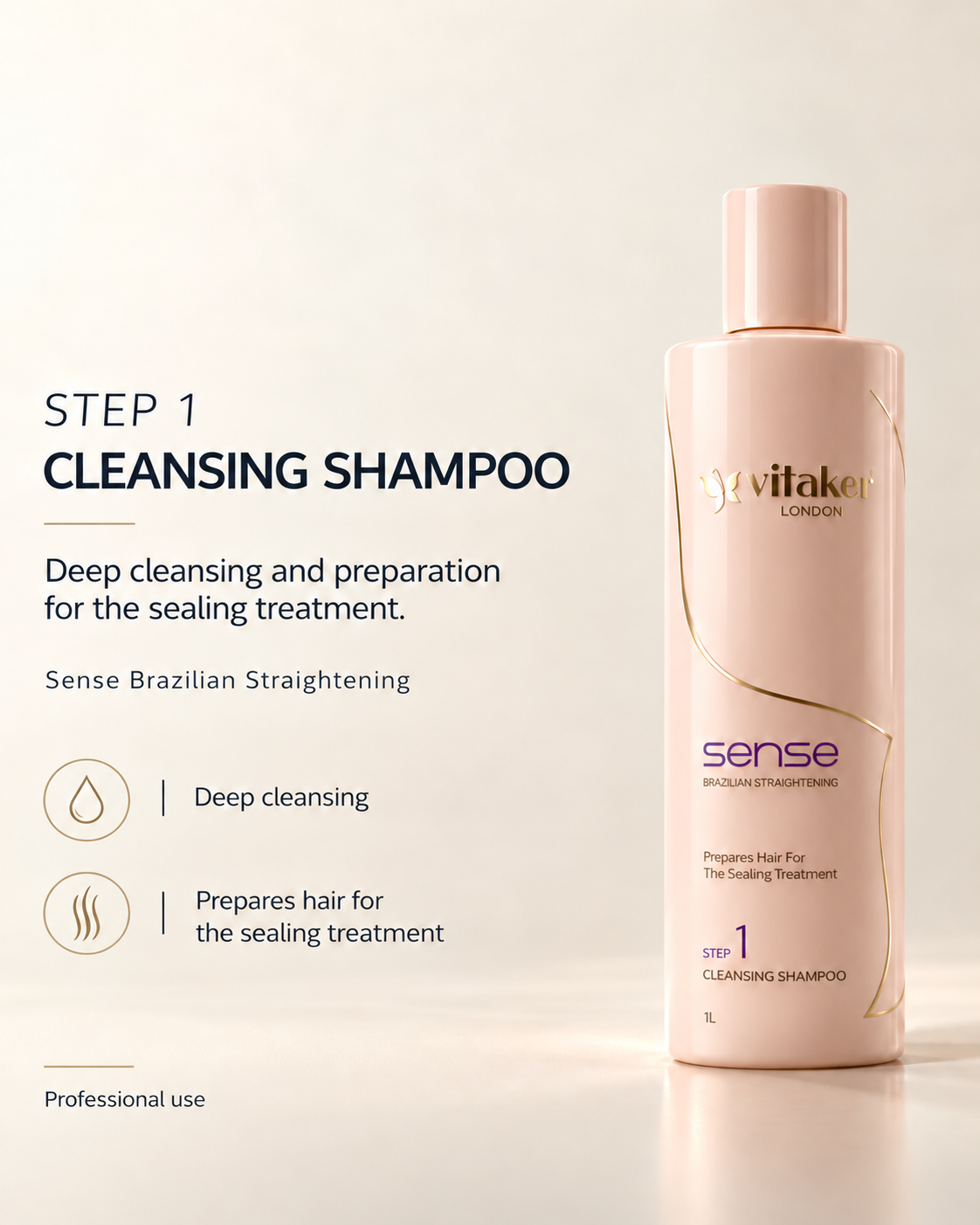 Sense Brazilian Straightening Keratin 1000ml - Image 5