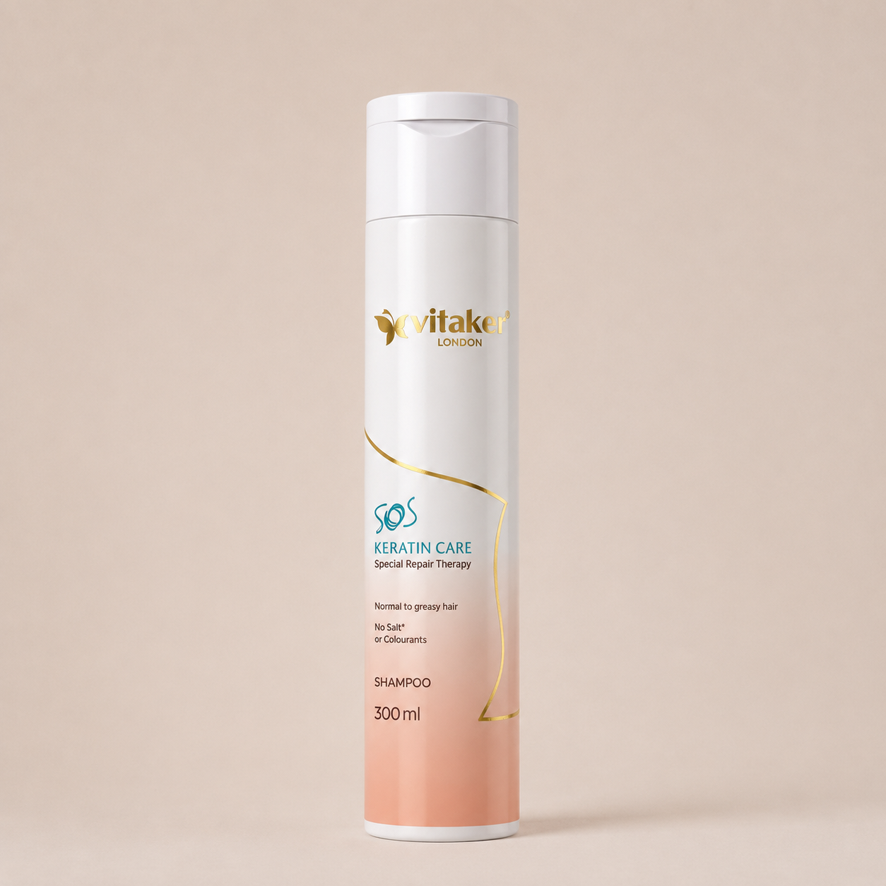 SOS Keratin Care Shampoo - For normal to greasy hair 300ml